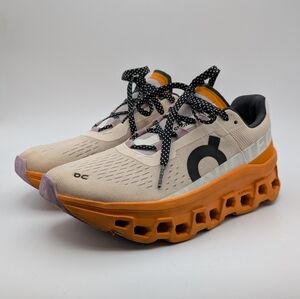 ON RUNNING Women's Cloudmonster in Fawn/Turmeric (6.5)
